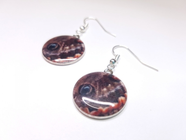 Schmetterling Ohrringe silberfarben butterfly